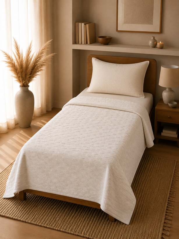 تصویر پتو ژلهای یک نفره فایپکو ۱۵۰×۱۸۰ ، پتوی نرم، شیک و اقتصادی