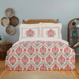 Karaca Home Carmenta 100% Cotton Double Duvet Cover Set – Kiremit