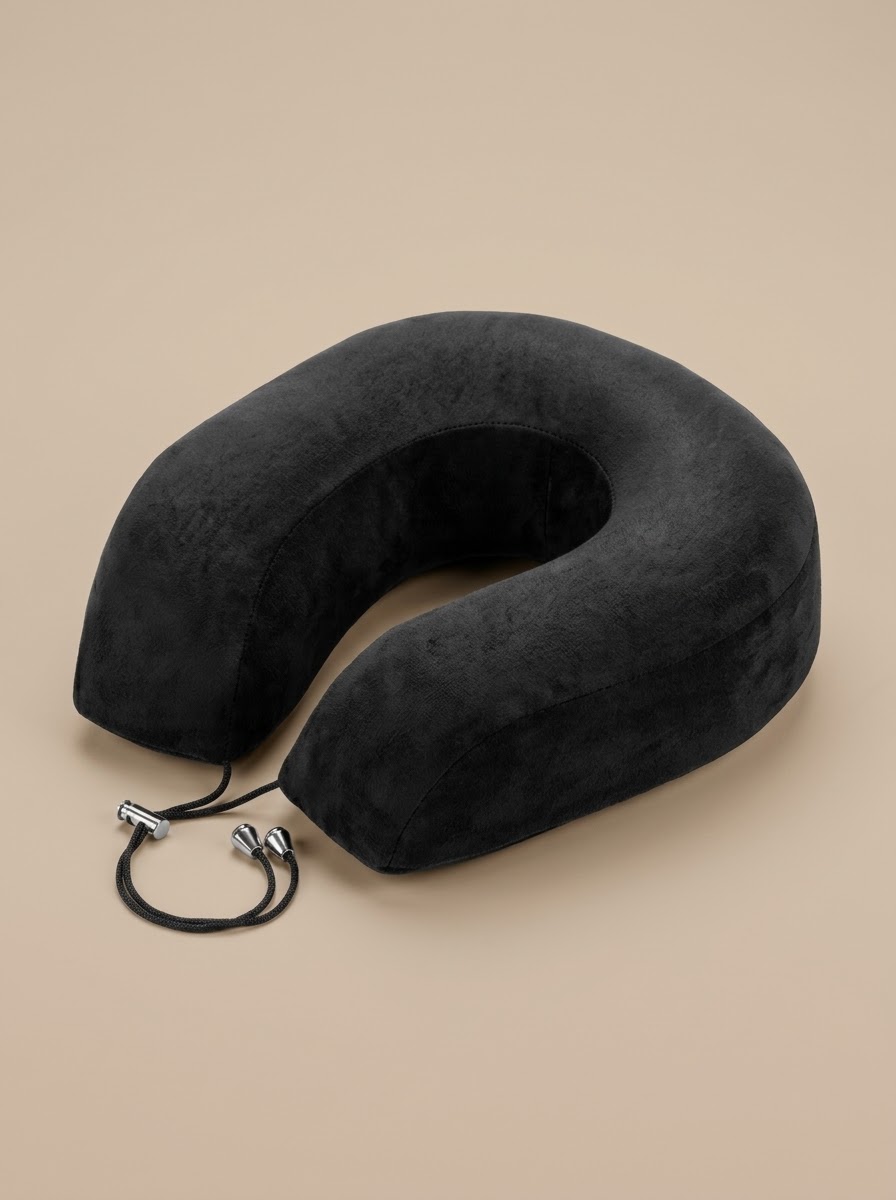 بالش دور گردنی طبی مموری فوم Comfy Life مدل Travel Pillow با طراحی ارگونومیک و پشتی مسطح